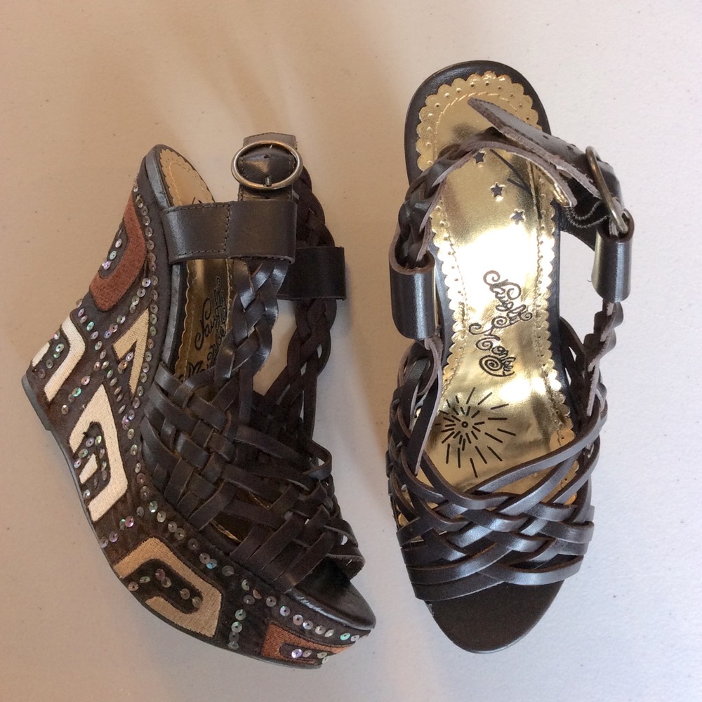 Super Fun Strappy Wedges